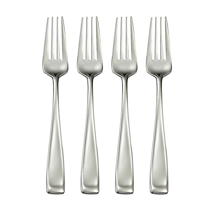 slide 1 of 1, Oneida Moda Salad Forks, 4 ct