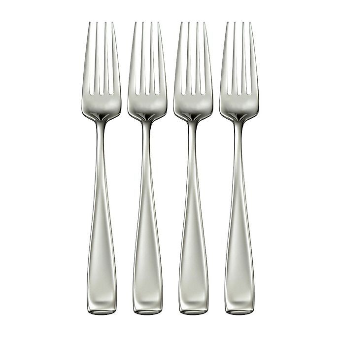 slide 1 of 1, Oneida Moda Dinner Forks, 4 ct