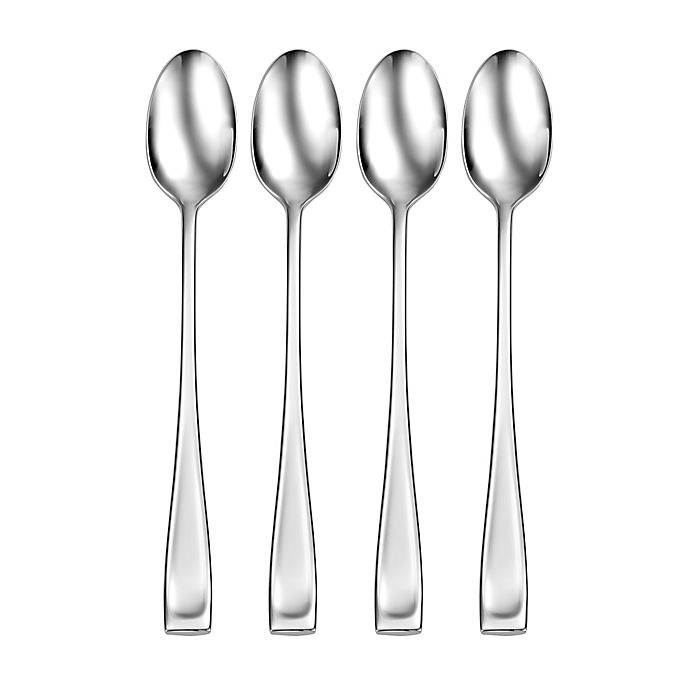 slide 1 of 1, Oneida Moda Iced Teaspoons, 4 ct