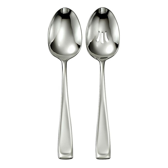 slide 1 of 1, Oneida Moda Serving Spoons, 2 ct