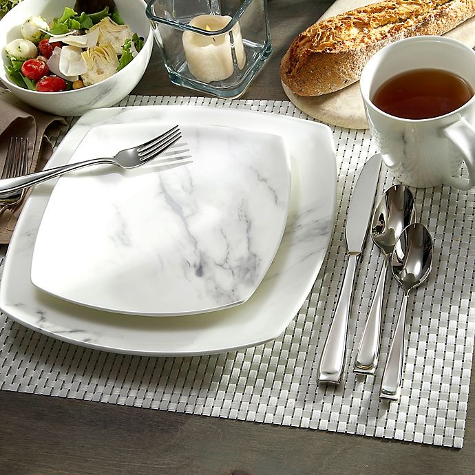 slide 2 of 3, Oneida Moda Couture Square Dinnerware Set, 16 ct