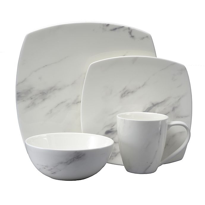 slide 1 of 3, Oneida Moda Couture Square Dinnerware Set, 16 ct