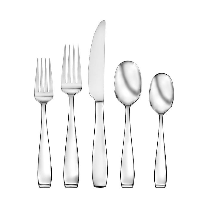 slide 2 of 3, Oneida Jonas Flatware Set with Caddy, 50 ct