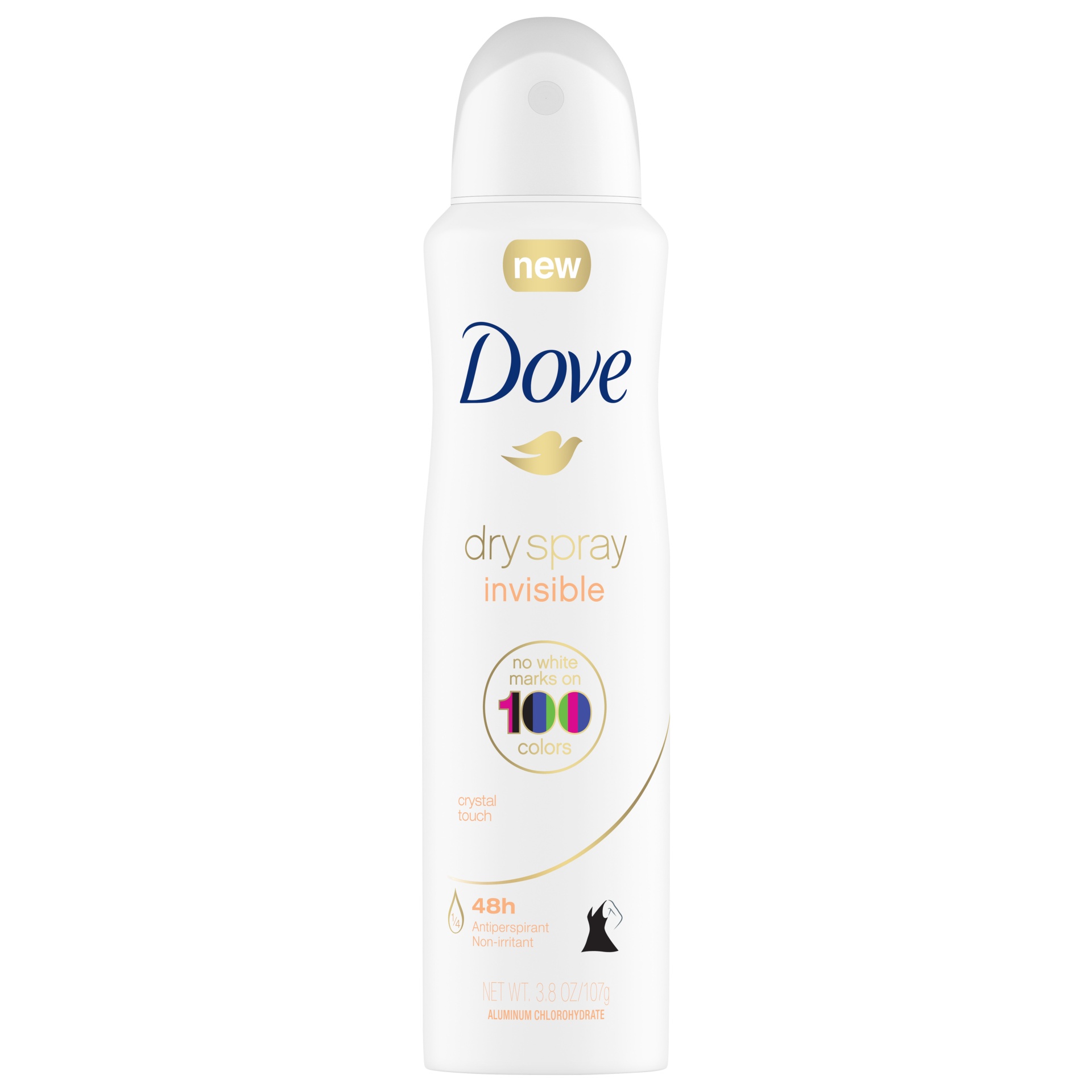 slide 1 of 3, Dove Crystal Touch 3.8z Dry Spray, 3.8 oz