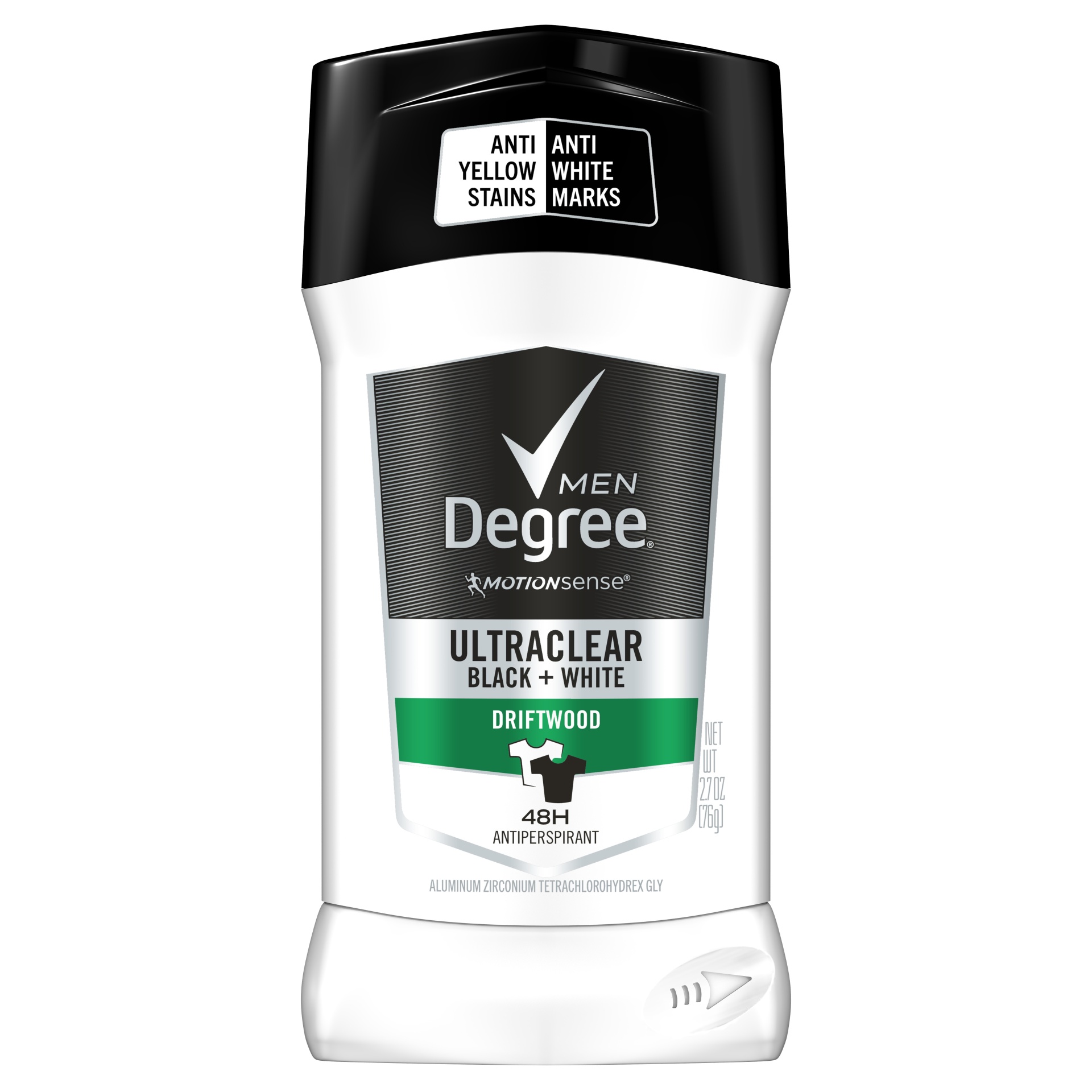 slide 1 of 4, Degree For Men Ultra Clear Black + White Driftwood Antiperspirant Deodorant Stick, 2.7 oz