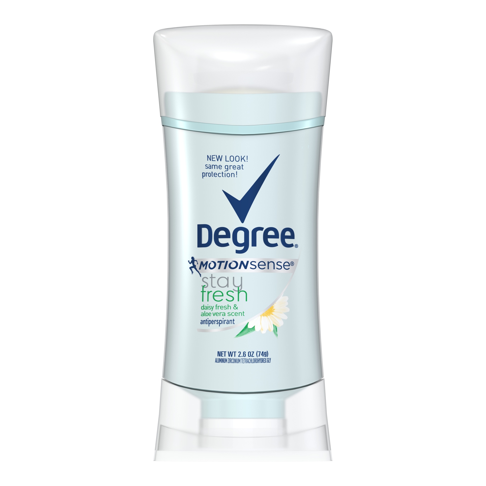 slide 1 of 3, Degree For Women Invisible Solid Antiperspirant Daisy Fresh, 2.6 oz