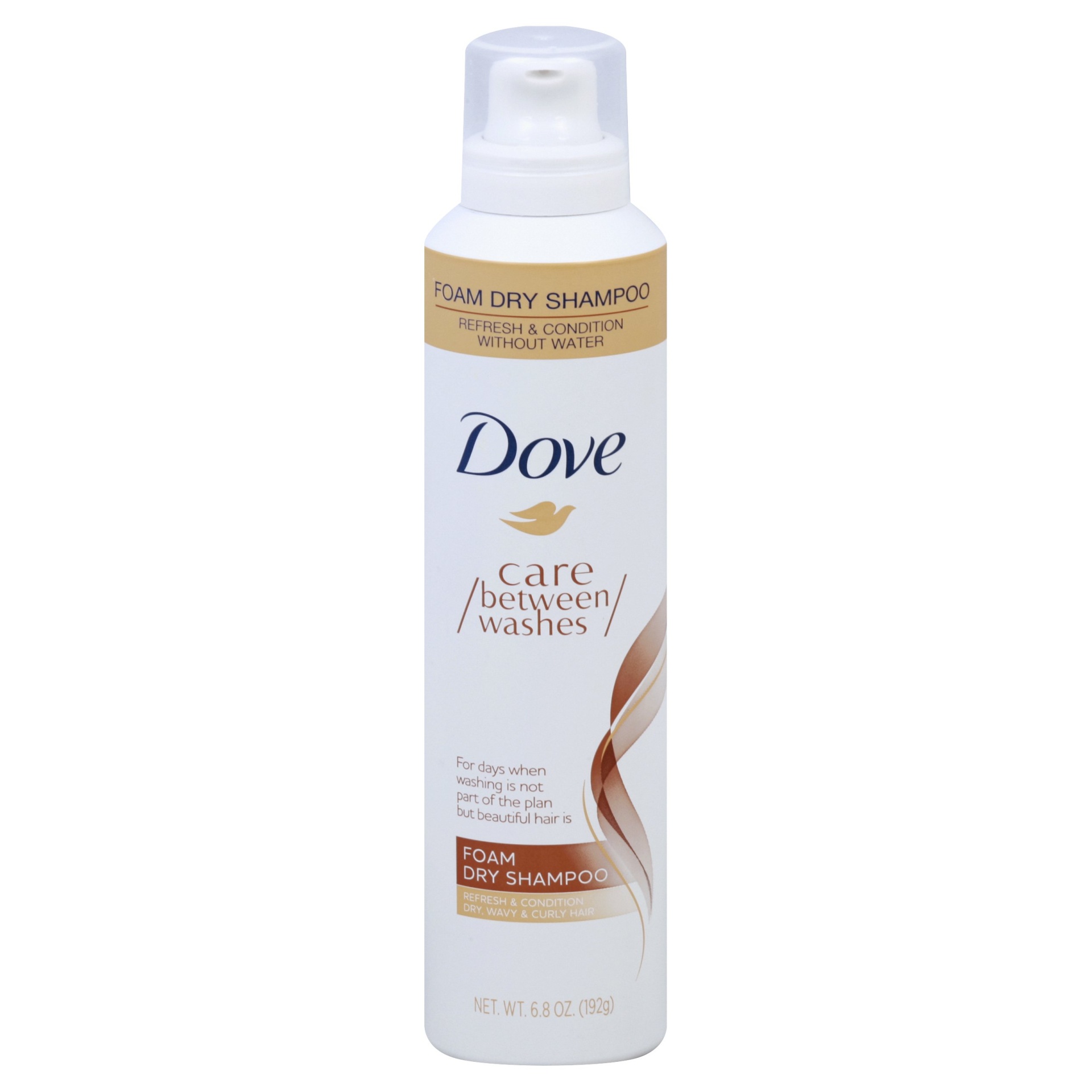 slide 1 of 4, Dove Care Between Washes Dry Shampoo Foam, 6.8 oz