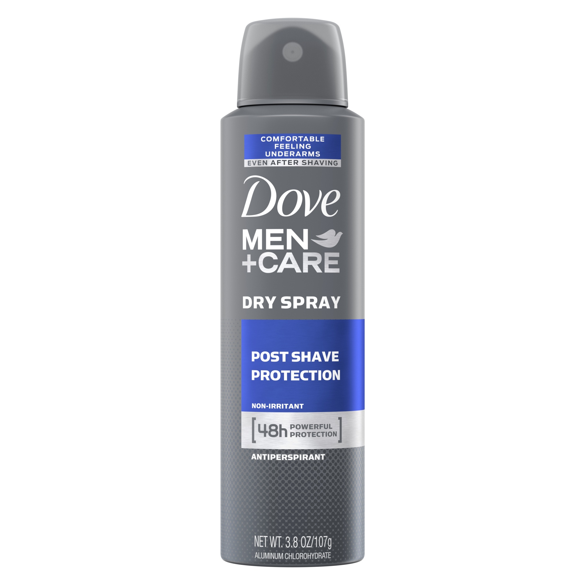 slide 1 of 5, Dove Men + Care Post Shave Dry Spray Antiperspirant, 3.8 oz