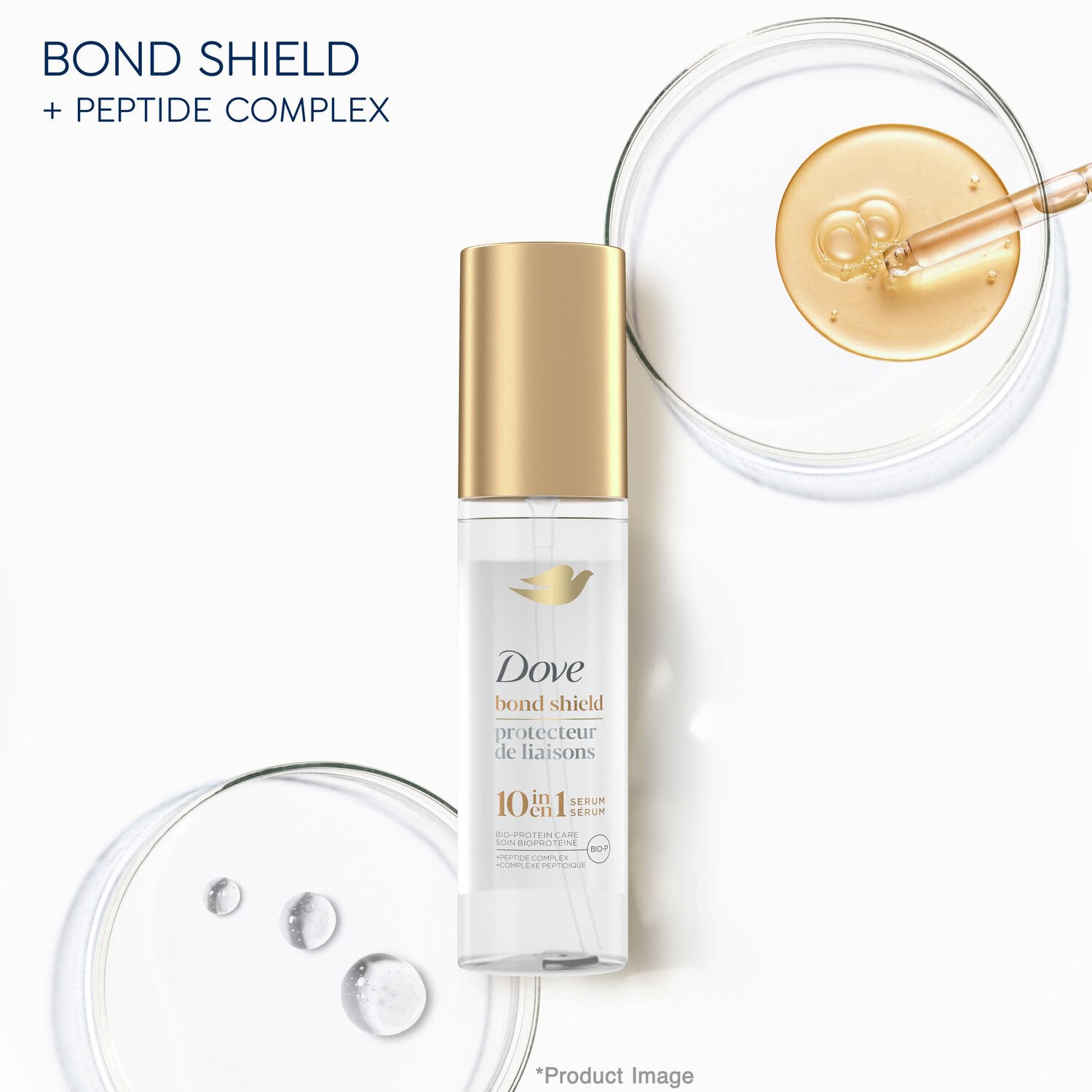 slide 6 of 15, Dove 10 in 1 Bond Shield Serum, 3.3 fl oz