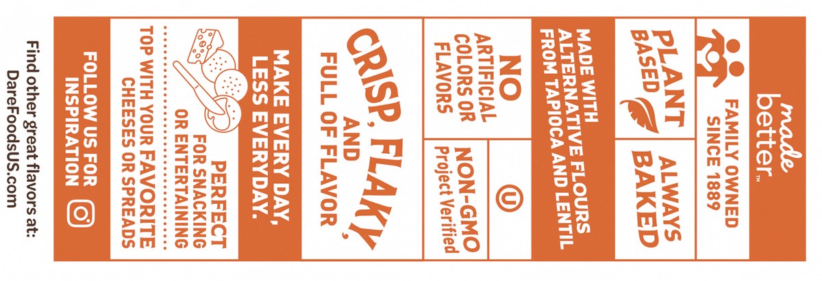 slide 2 of 7, Breton Gluten Free Flax & Sea Salt Crackers, 4.76 oz