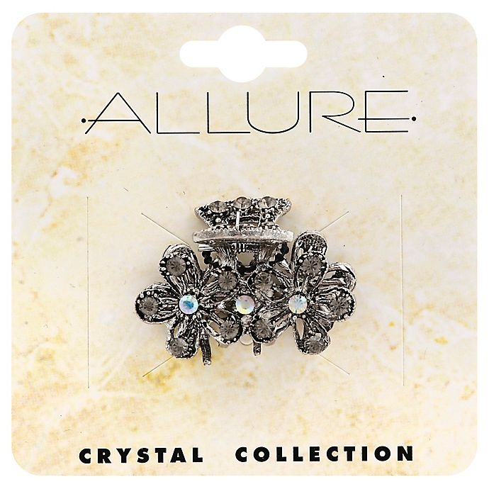 slide 1 of 1, ALLURE JAWCLIP RHINESTONE SMALL, 1 ct