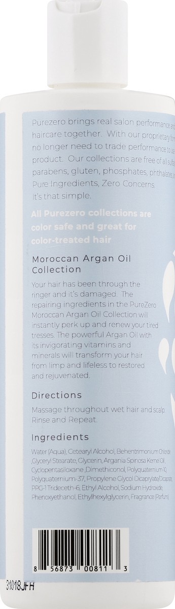 slide 2 of 9, Purezero Moroccan Argan Oil Repairing Conditioner, 12 fl oz