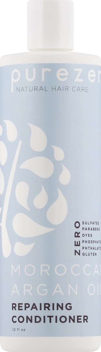 slide 7 of 9, Purezero Moroccan Argan Oil Repairing Conditioner, 12 fl oz