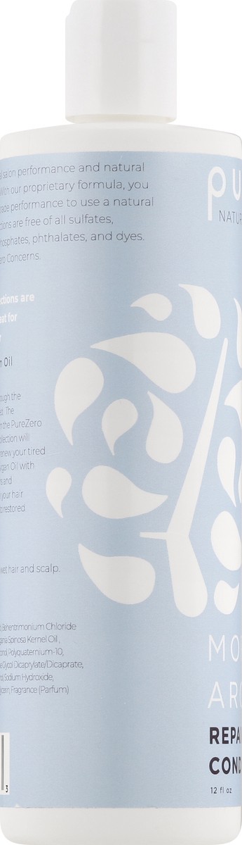 slide 8 of 9, Purezero Moroccan Argan Oil Repairing Conditioner, 12 fl oz