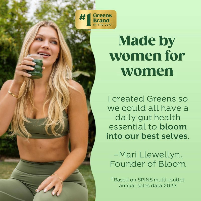 slide 4 of 5, Bloom Orange Passionfruit Flavored Greens & Superfoods 5.39 oz, 5.39 oz