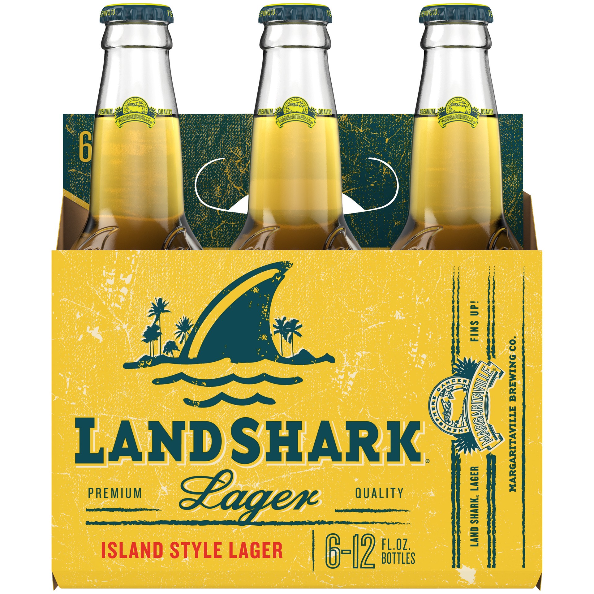 slide 3 of 3, Land Shark Island Style Lager Beer 6 ea, 6 ct