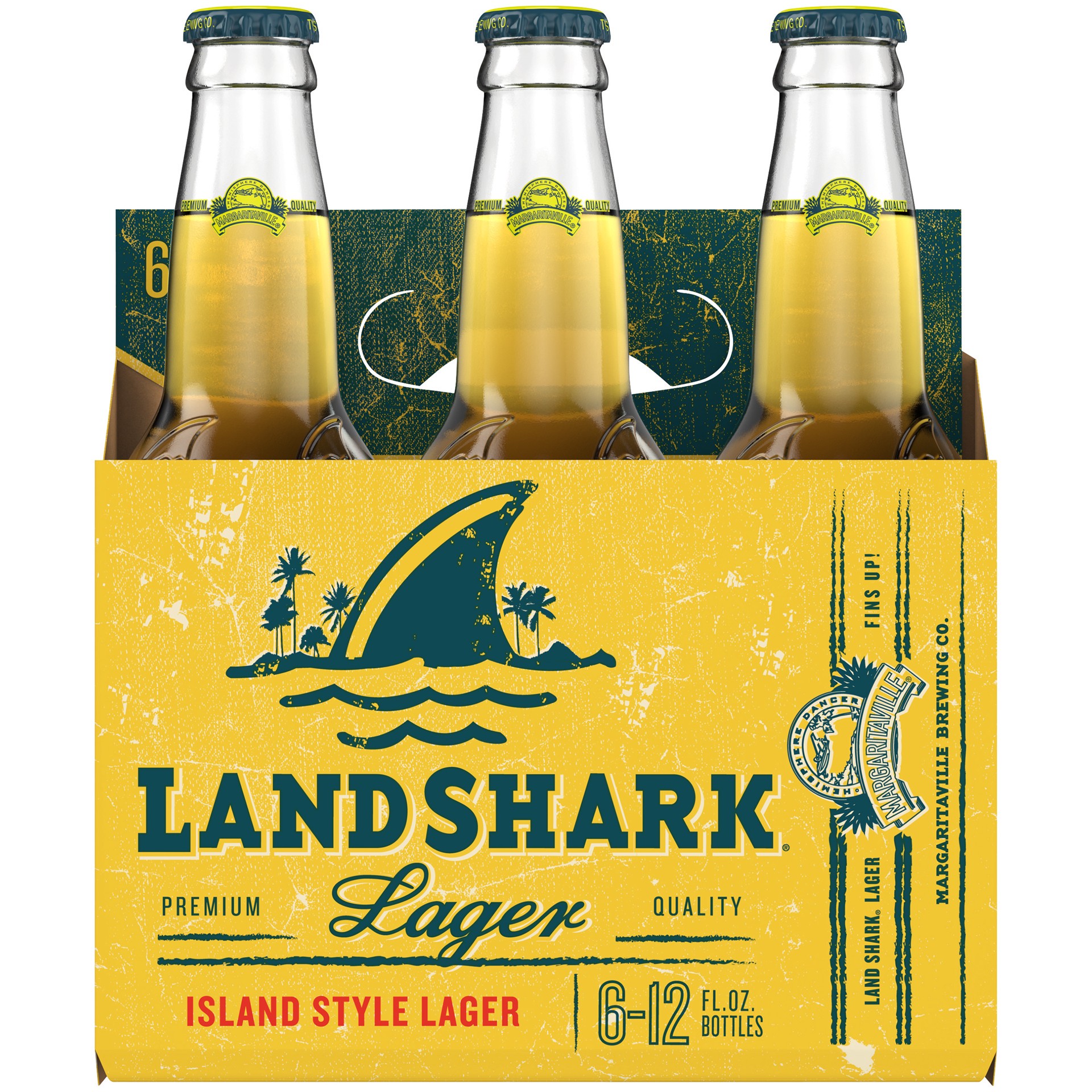 slide 2 of 3, Land Shark Island Style Lager Beer 6 ea, 6 ct; 12 oz