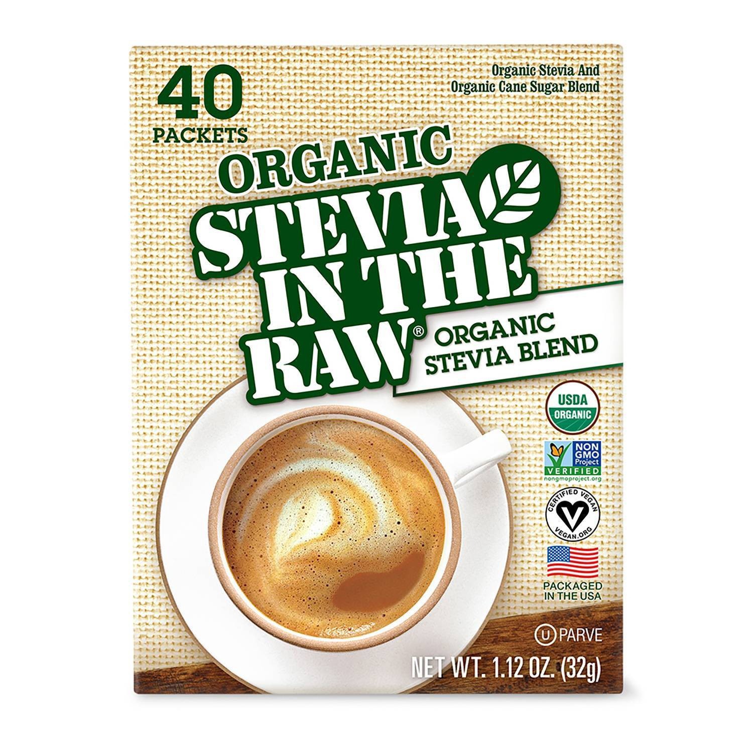 slide 1 of 5, In the Raw Stevia in the Raw Organic Stevia Blend, 40 ct