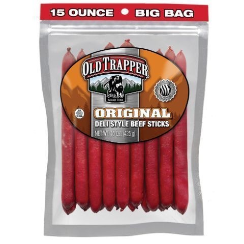 slide 1 of 1, Old Trapper Original Deli Beef Sticks, 15 oz