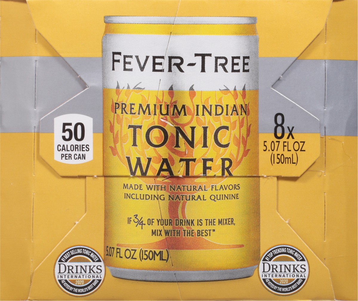 slide 8 of 9, Fever-Tree Fever Tree Indian Tonic Water 8Pk, 40.56 fl oz