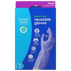Simply Done Latexfree Large Household Gloves