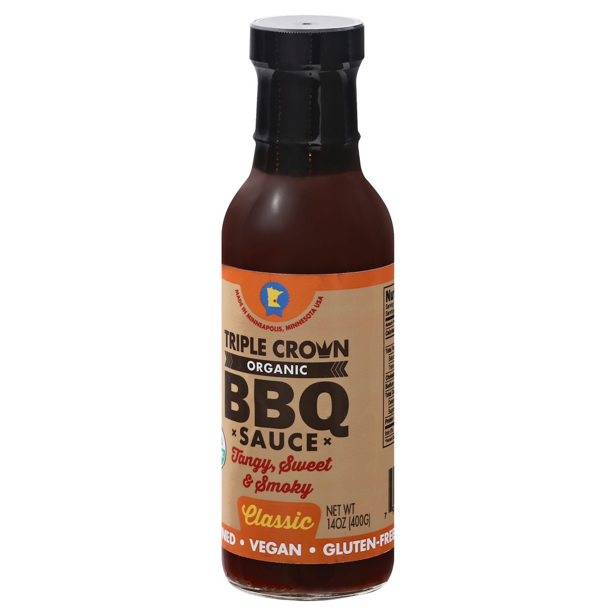 slide 4 of 9, Triple Crown Classic Bbq Sauce Organic - 14 oz, 