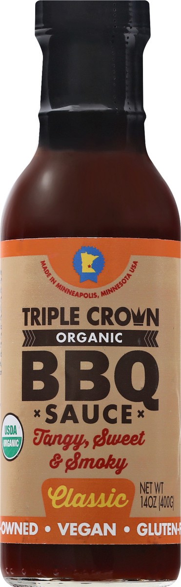 slide 7 of 9, Triple Crown Classic Bbq Sauce Organic - 14 oz, 