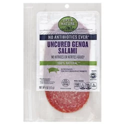 Open Nature Salami Uncured 100% Natural Genoa
