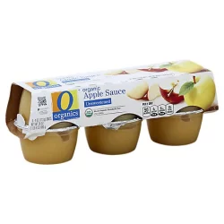 O Organics Organic Apple Sauce Unsweetened Cups