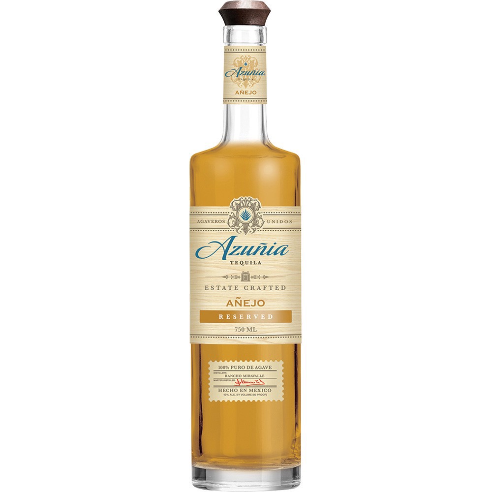 slide 1 of 1, Azunia Anejo 750 Ml, 750 ml