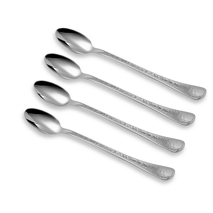 slide 2 of 2, Ginkgo Lafayette Stainless Steel Iced Tea Spoon, 4 ct