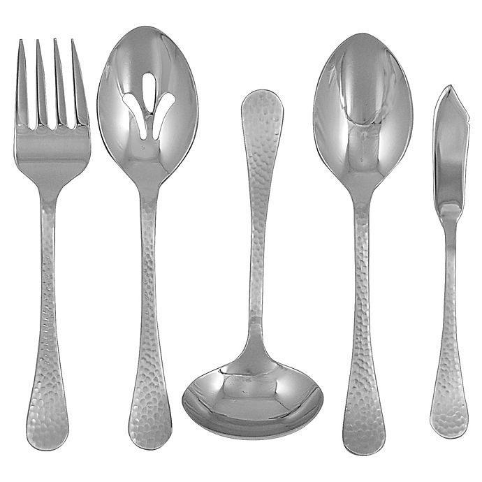 slide 2 of 2, Ginkgo Lafayette Satin Flatware Set, 45 ct