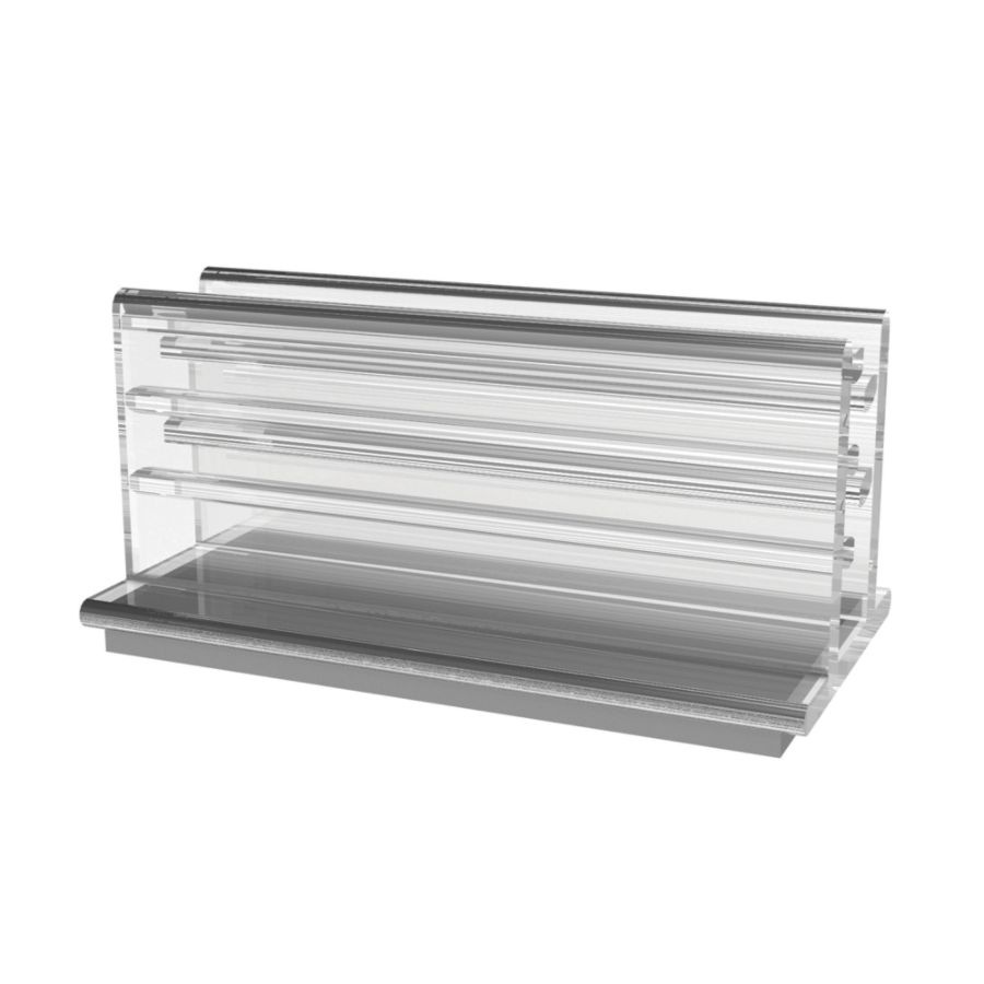 slide 3 of 3, Deflect-O Supergrip Sign Holder, Clear, 50 ct; 1/2 in x 1 in x 1/2 in
