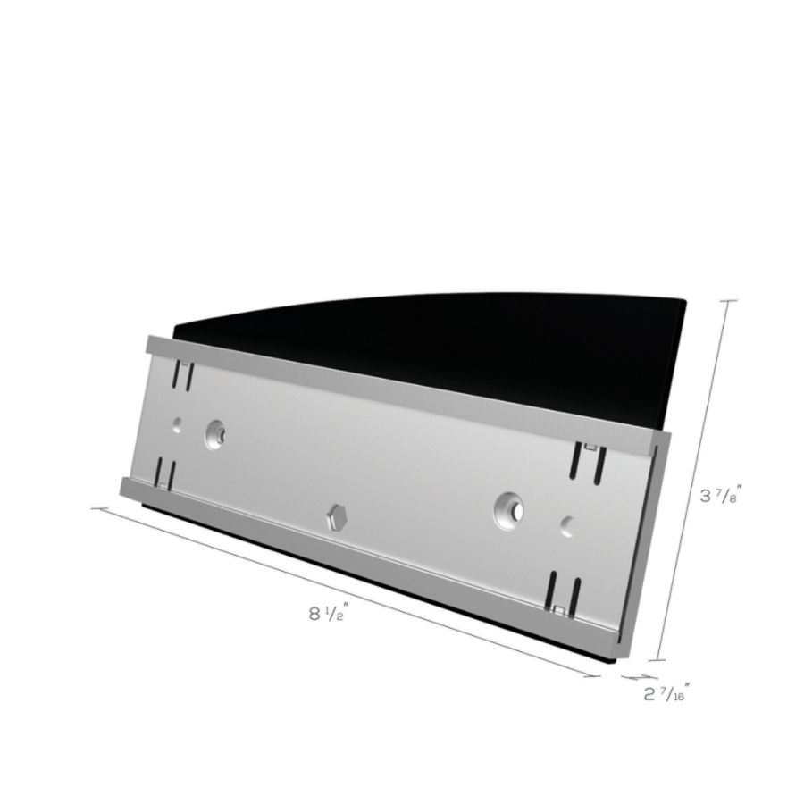 slide 3 of 10, Deflect-O Interior Image Nameplate Sign Holder, Silver & Black, 1 ct