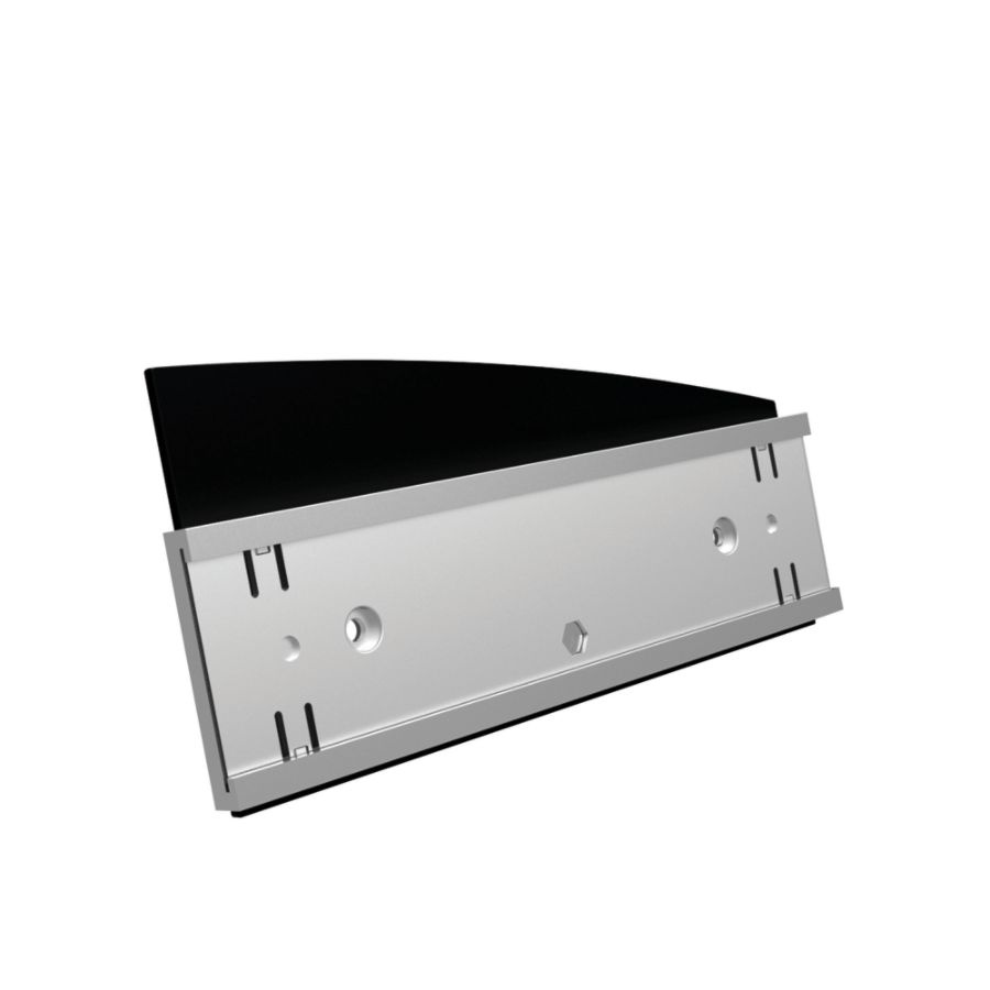 slide 9 of 10, Deflect-O Interior Image Nameplate Sign Holder, Silver & Black, 1 ct