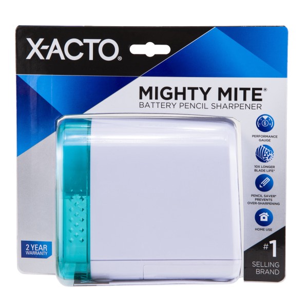 slide 5 of 8, X-Acto Mighty Mite Battery Sharpener, 1 ct