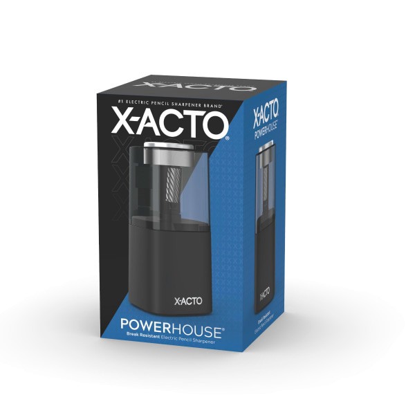 slide 7 of 9, X-ACTO PowerHouse Desktop Electric Pencil Sharpener Black, 1 ct