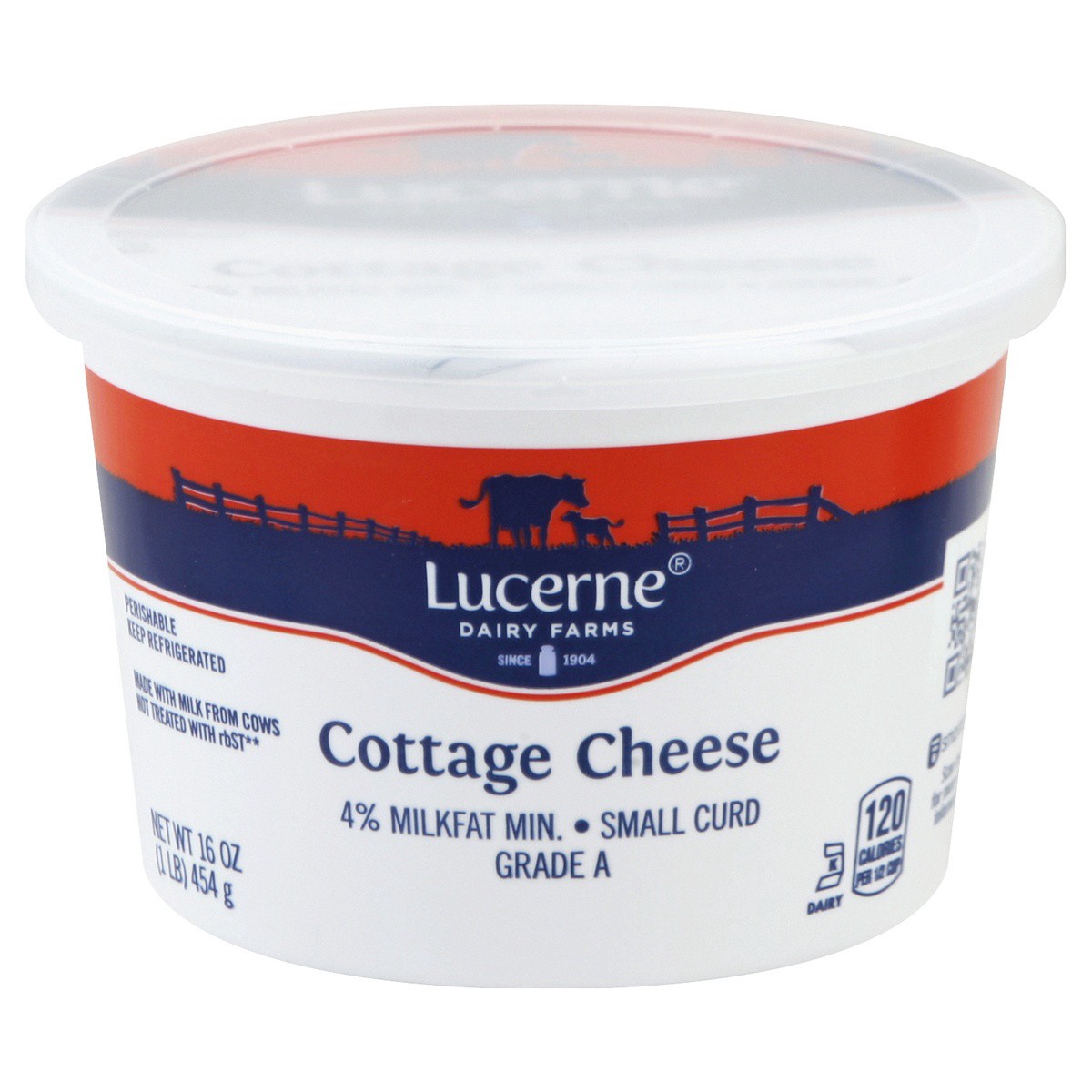 slide 1 of 9, Lucerne Cheese Cottage Small Curd 4% Milkfat Min. - 16 Oz, 16 oz