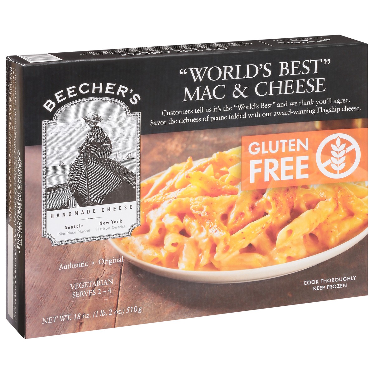 slide 8 of 9, Beecher's World Best Gluten Free Mac And Cheese, 18 oz