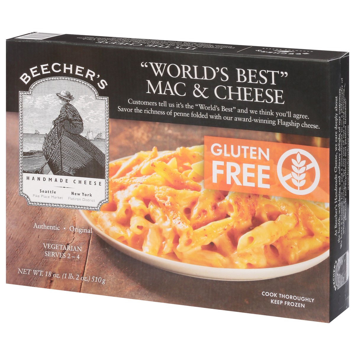 slide 2 of 9, Beecher's World Best Gluten Free Mac And Cheese, 18 oz