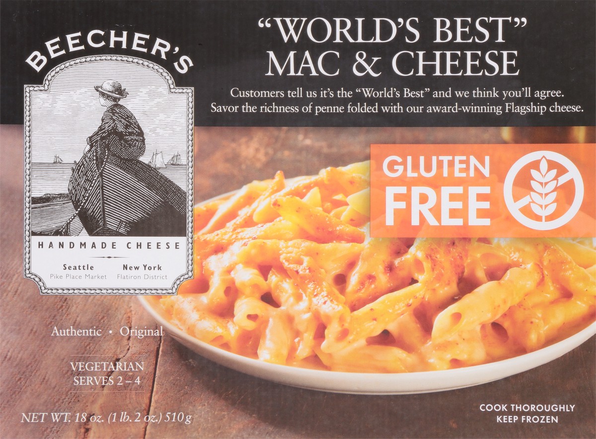 slide 4 of 9, Beecher's World Best Gluten Free Mac And Cheese, 18 oz