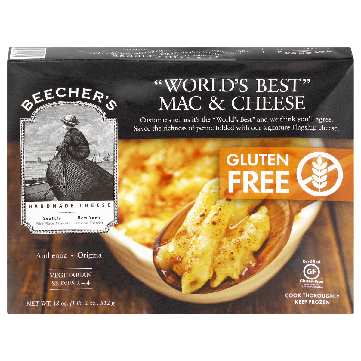 slide 1 of 1, Beecher's Gluten Free World's Best Mac & Cheese 18 oz, 18 oz