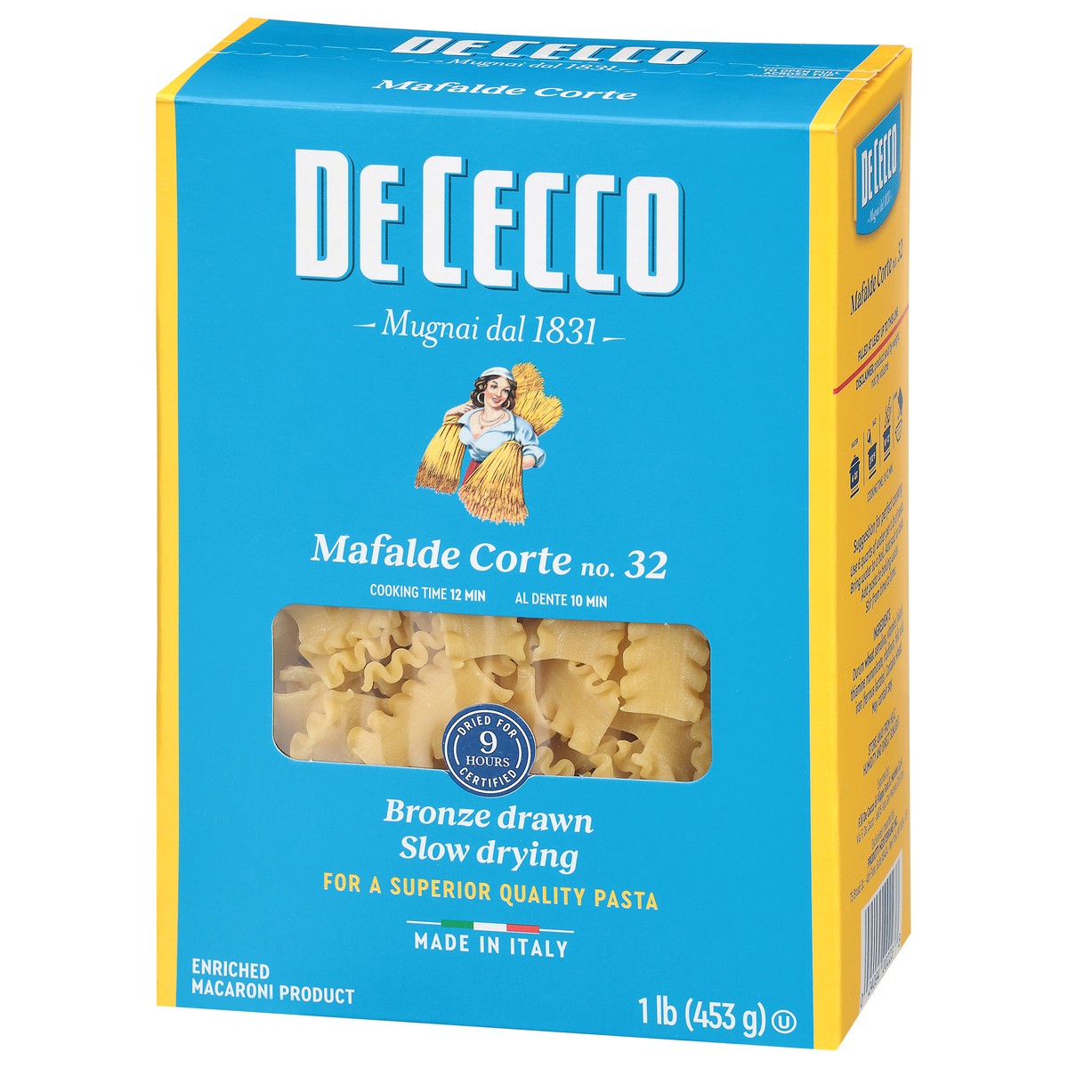 slide 4 of 4, De Cecco No. 32 Mafalde Corte 1 lb, 1 lb