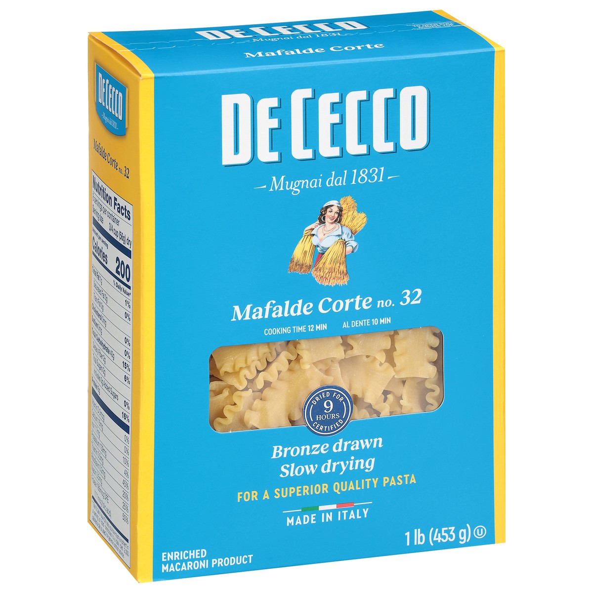 slide 3 of 4, De Cecco No. 32 Mafalde Corte 1 lb, 1 lb
