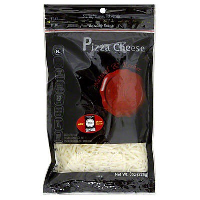 slide 1 of 3, Natural & Kosher Pizza Shredded Cheese, 8 oz