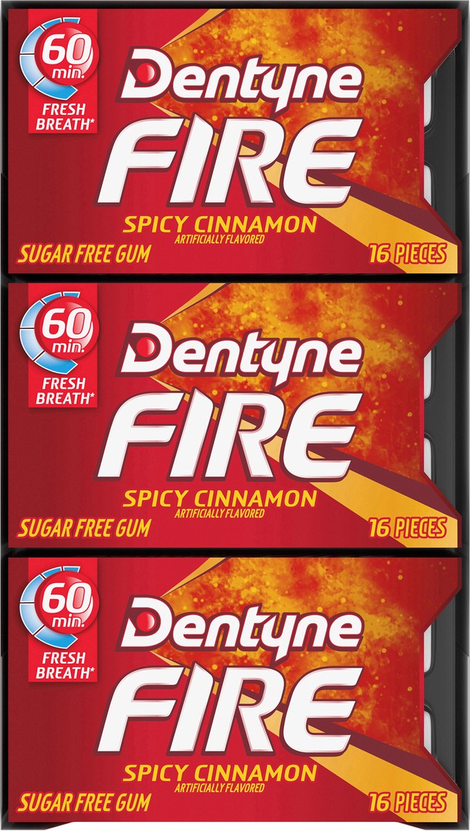 slide 2 of 9, Dentyne Fire Cinnamon, 9 ct