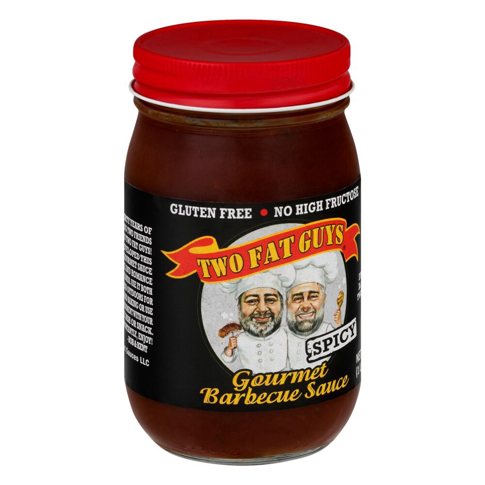 slide 4 of 6, Two Fat Guys TwofatguysBBQspicy, 18 oz