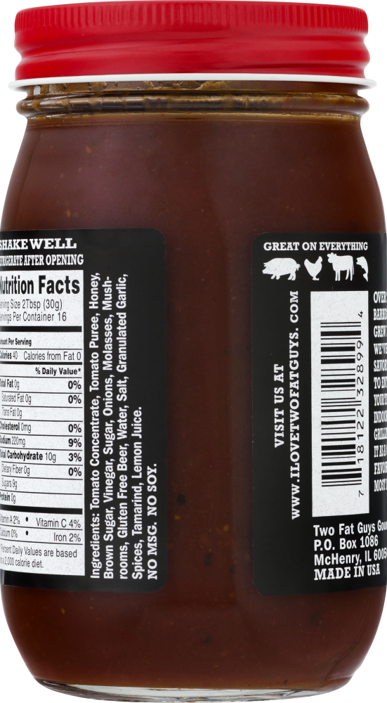 slide 2 of 6, Two Fat Guys TwofatguysBBQspicy, 18 oz