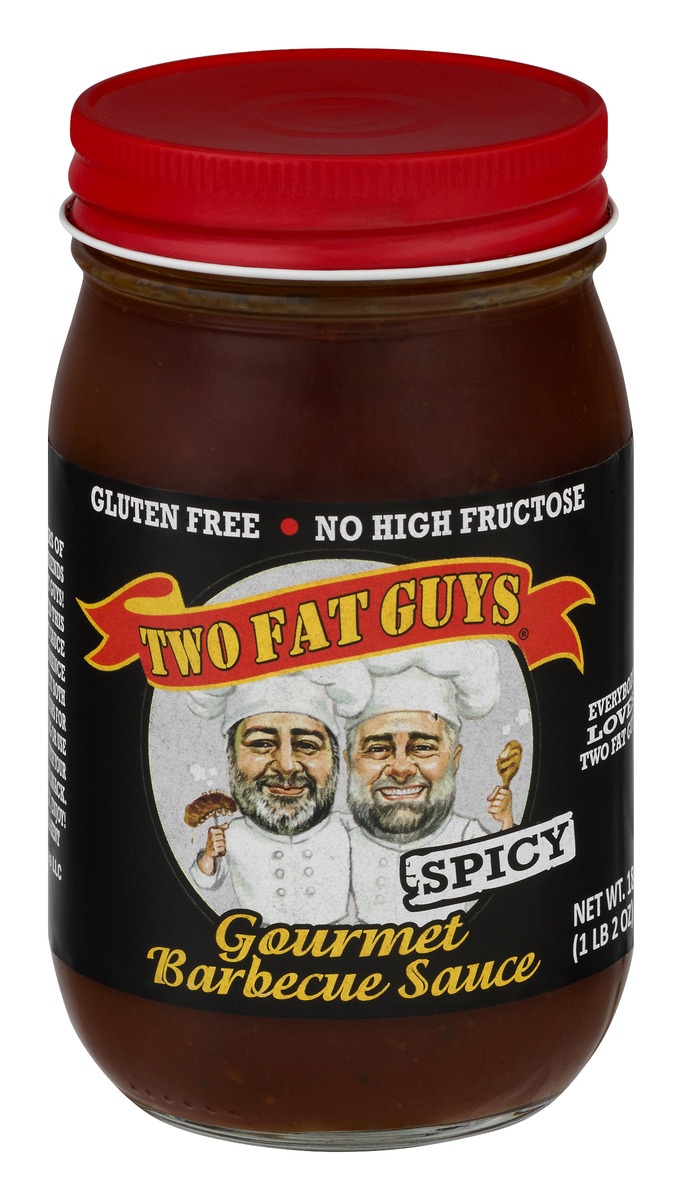 slide 1 of 1, Two Fat Guys TwofatguysBBQspicy, 18 oz