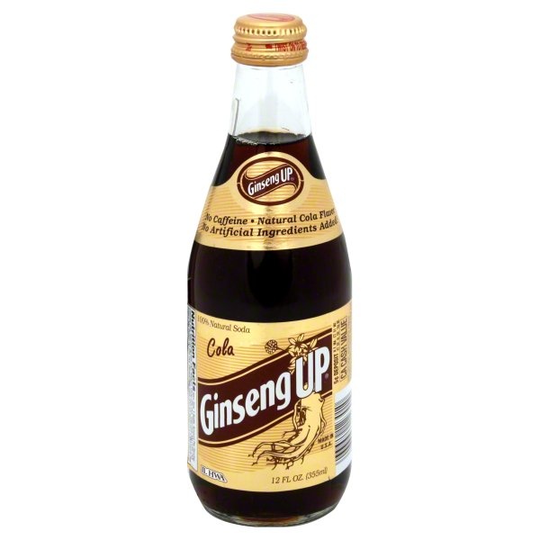 slide 1 of 1, Ginseng Up Soda, 100% Natural, Cola Flavor - 12 oz, 12 oz